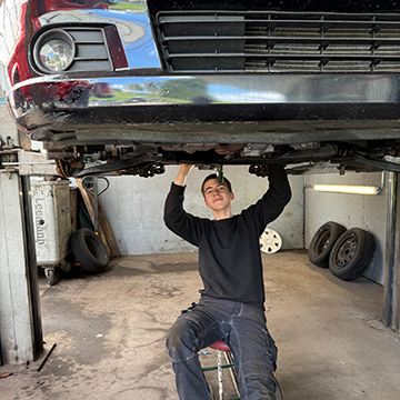 Auszubildende Automechaniker